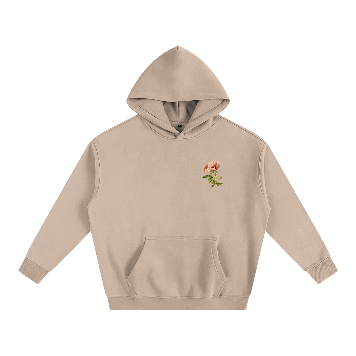 Unisex Flower Icon Oversized Hoodie