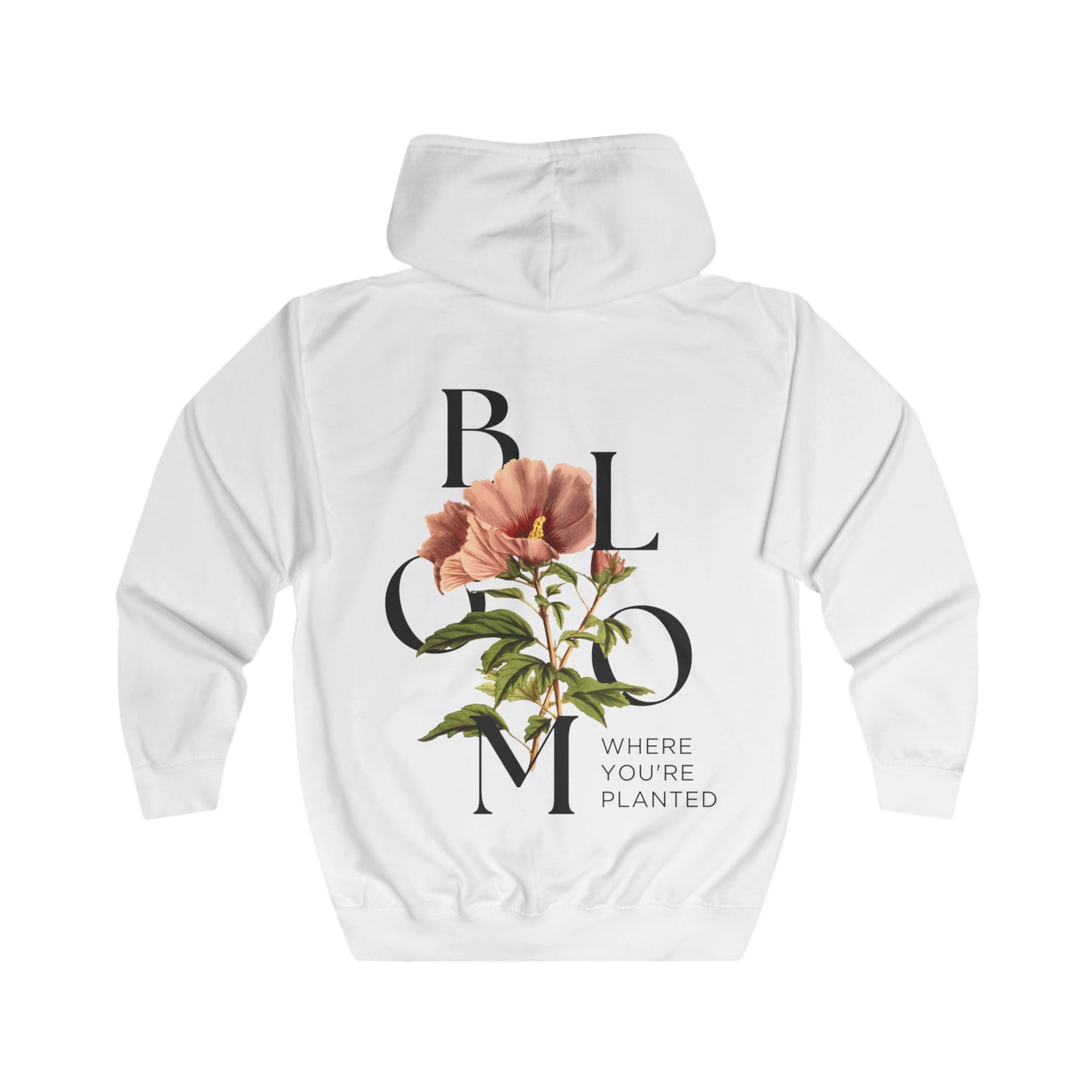 Unisex Bloom Zip Up