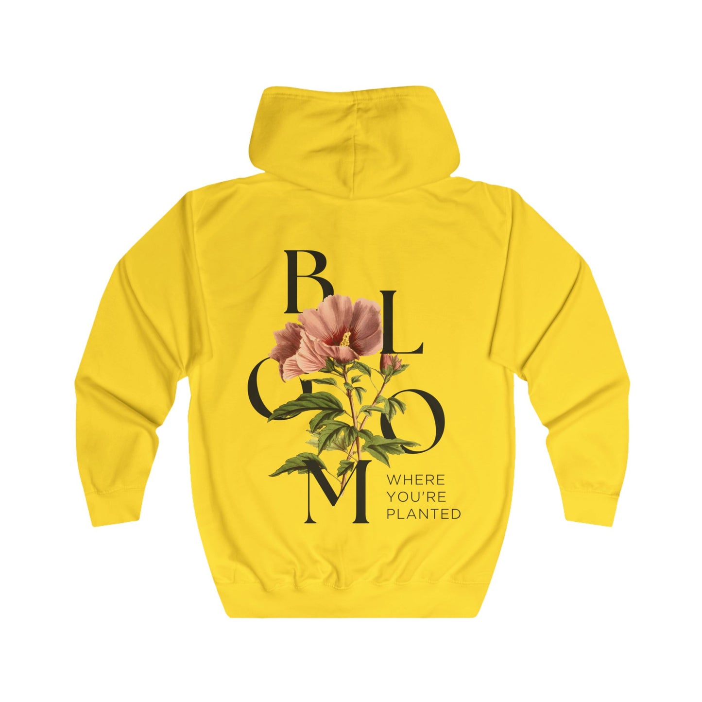 Unisex Bloom Zip Up