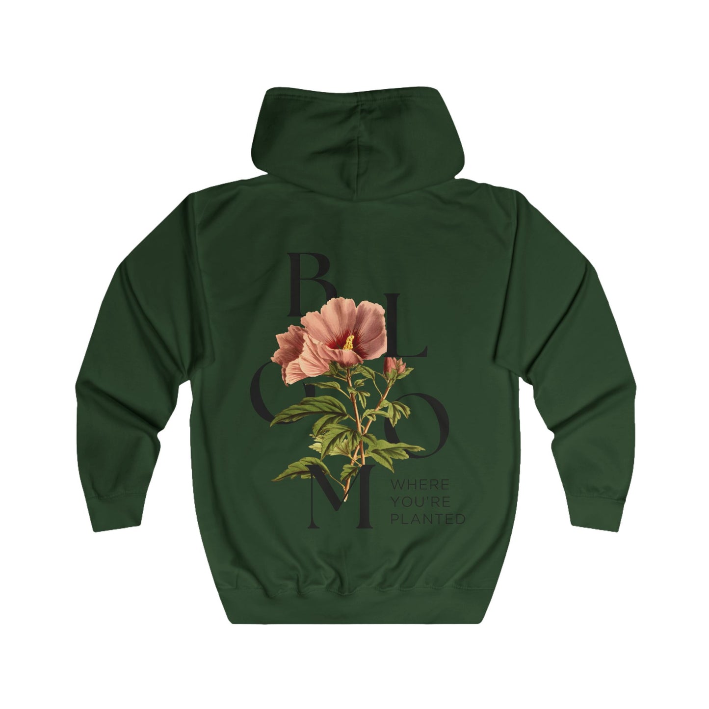 Unisex Bloom Zip Up
