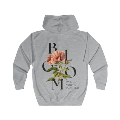 Unisex Bloom Zip Up