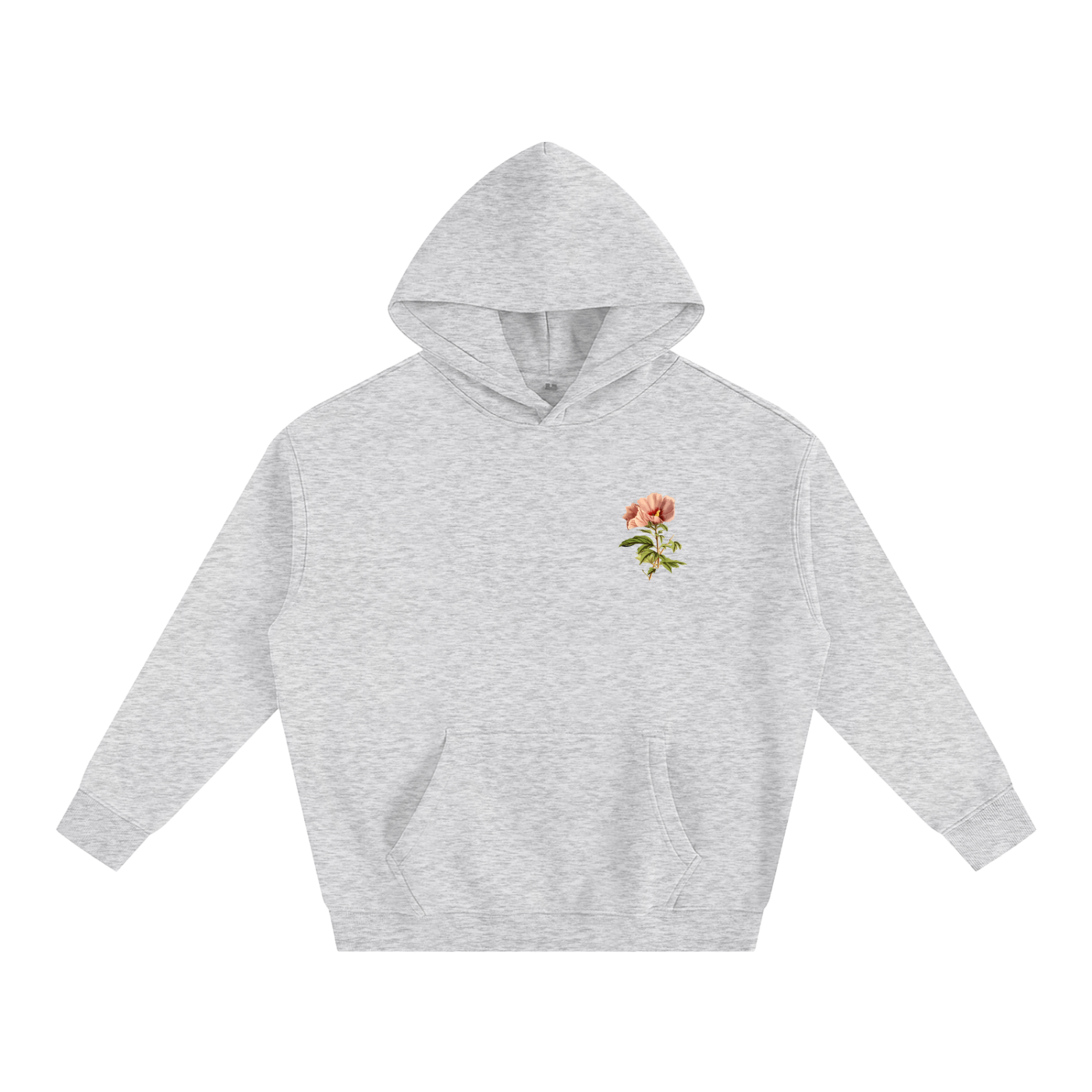 Unisex Flower Icon Oversized Hoodie