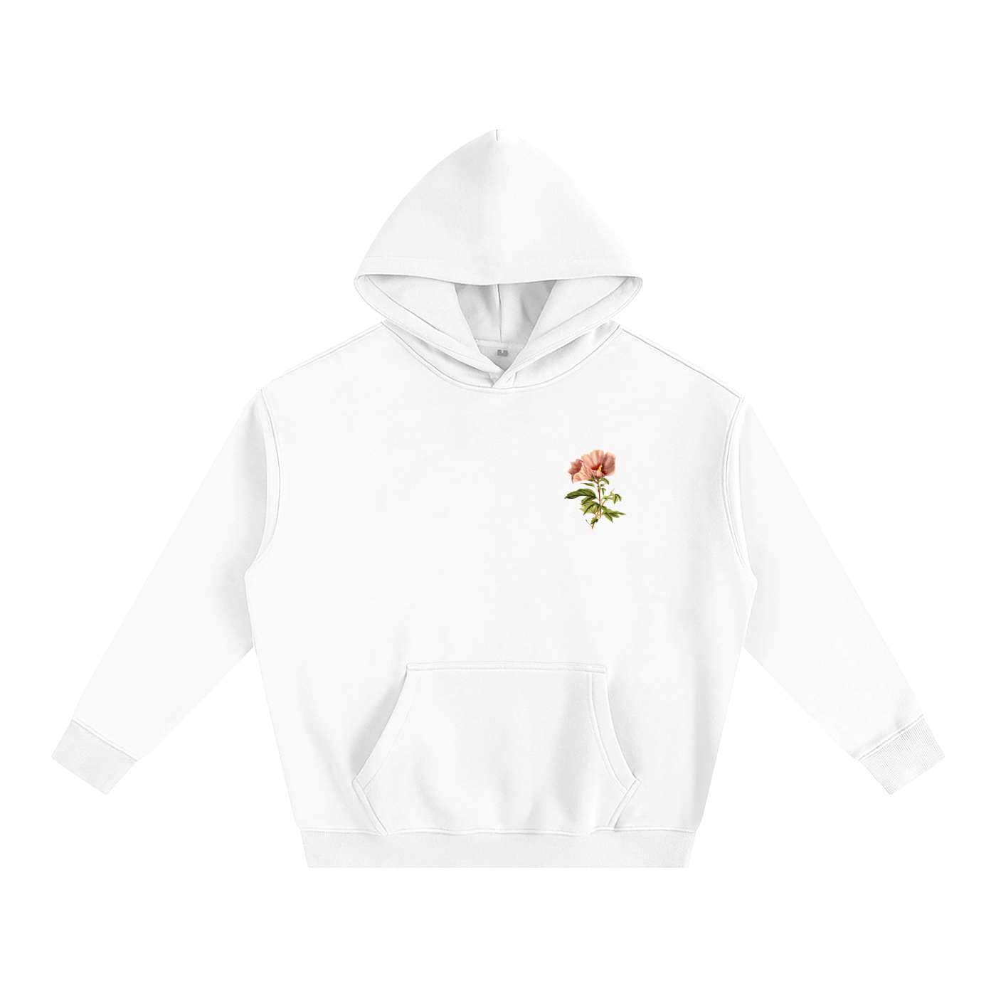 Unisex Flower Icon Oversized Hoodie