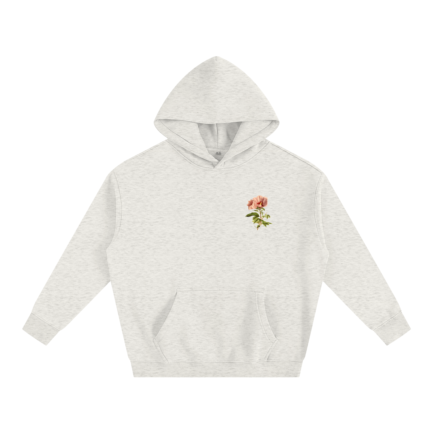 Unisex Flower Icon Oversized Hoodie