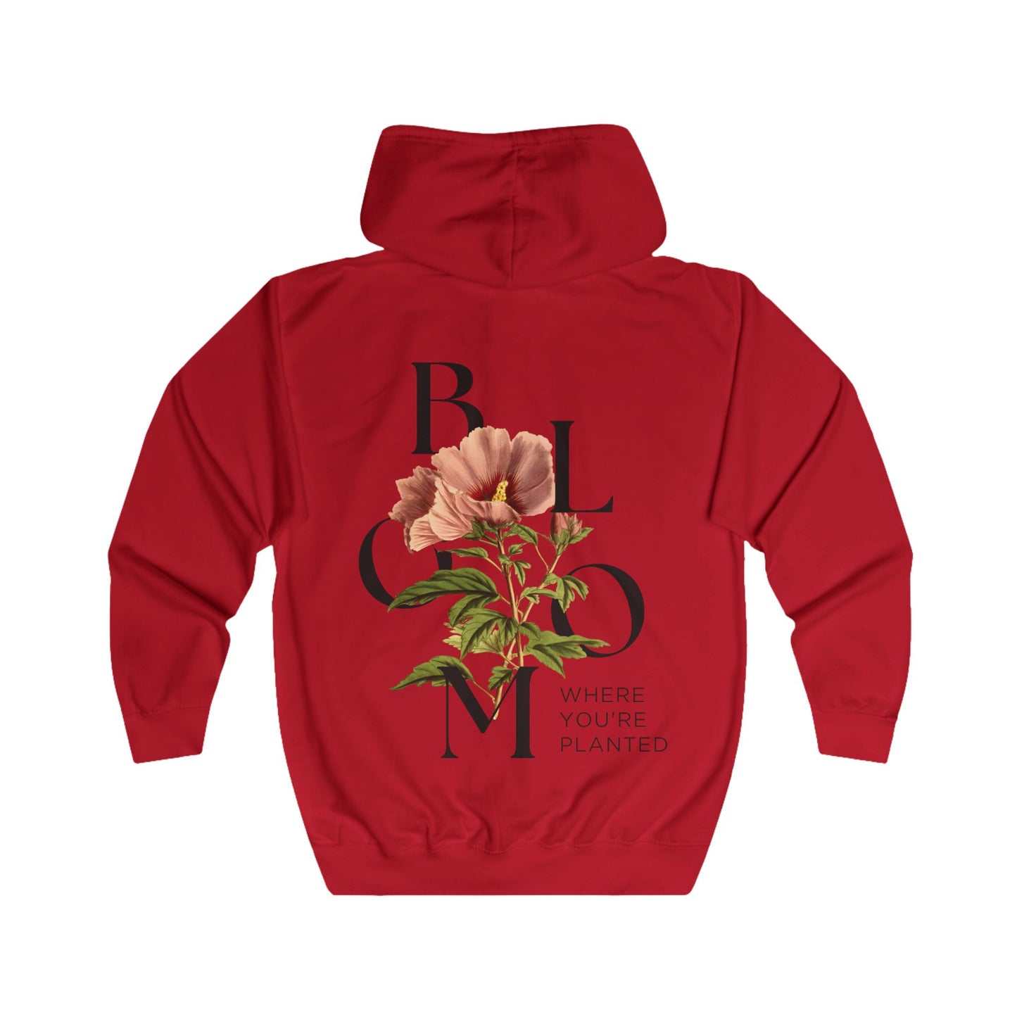 Unisex Bloom Zip Up