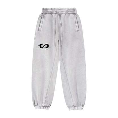 Unisex Splatter Clinched Sweatpants