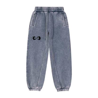 Unisex Splatter Clinched Sweatpants