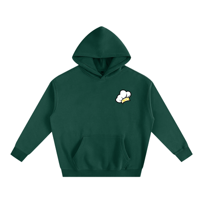 Unisex Chef's Flowers Oversized Hoodie - Darks