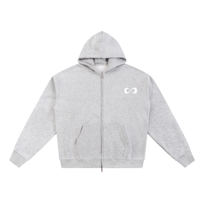 Unisex Fleece Zip-Up Hoodie