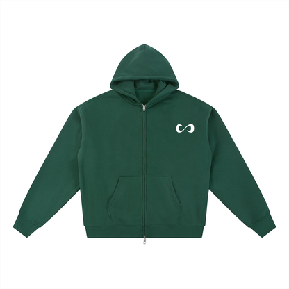 Unisex Fleece Zip-Up Hoodie