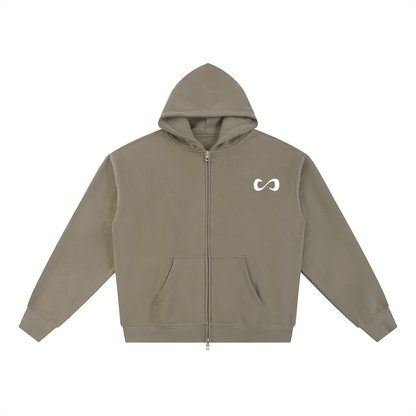 Unisex Fleece Zip-Up Hoodie