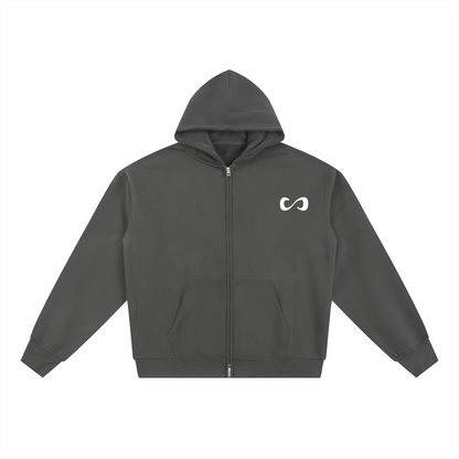 Unisex Fleece Zip-Up Hoodie