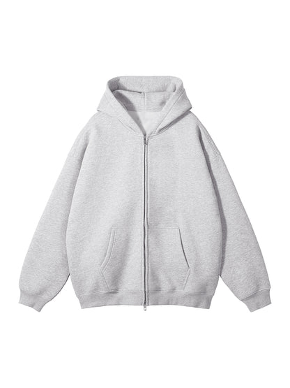 Unisex Fleece Zip-Up Hoodie