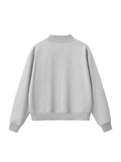 Women's Vintage Mock-Neck Crew Sweatshirt