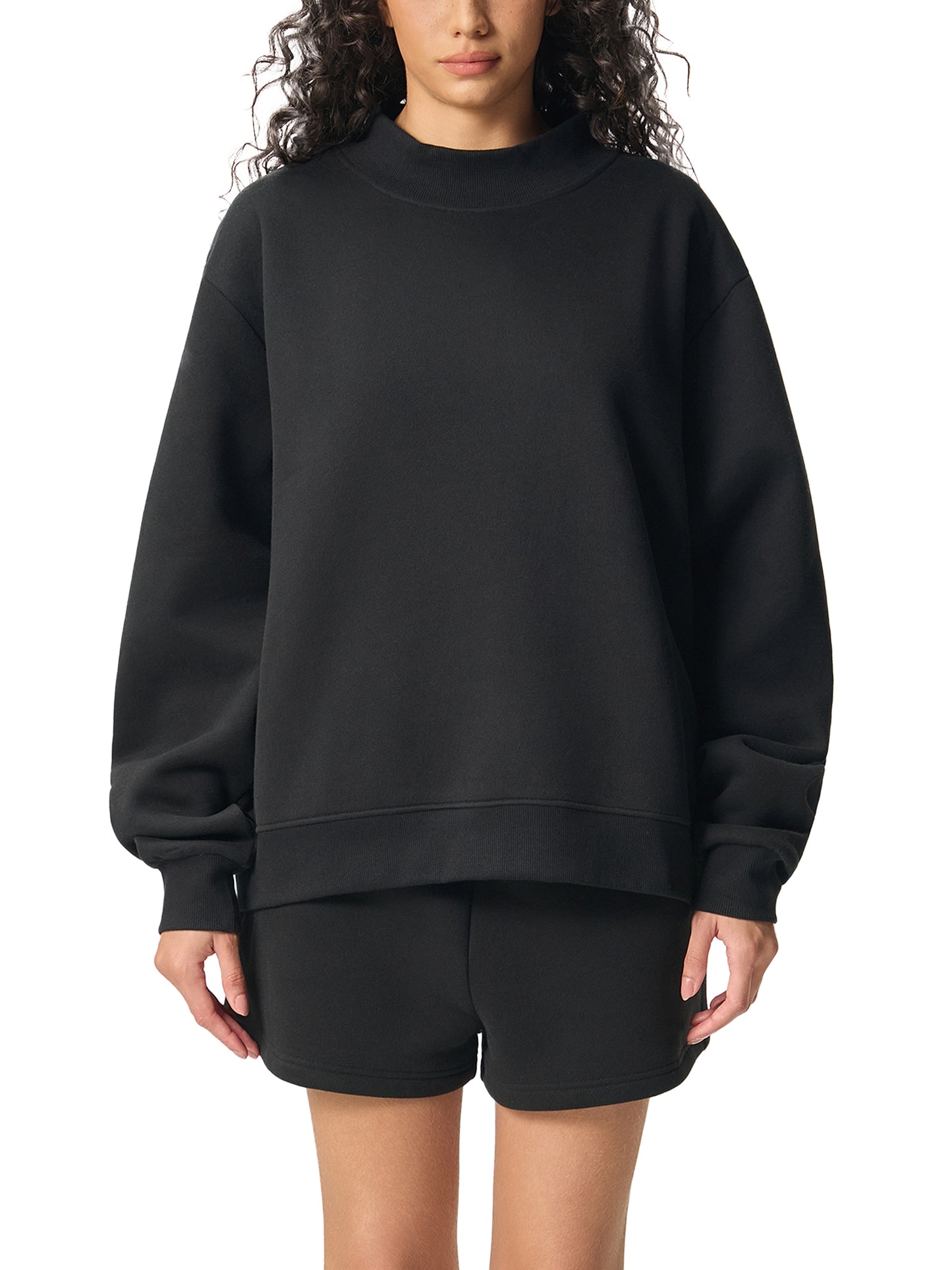 Women's Within Reach Mock-Neck Crew Sweatshirt